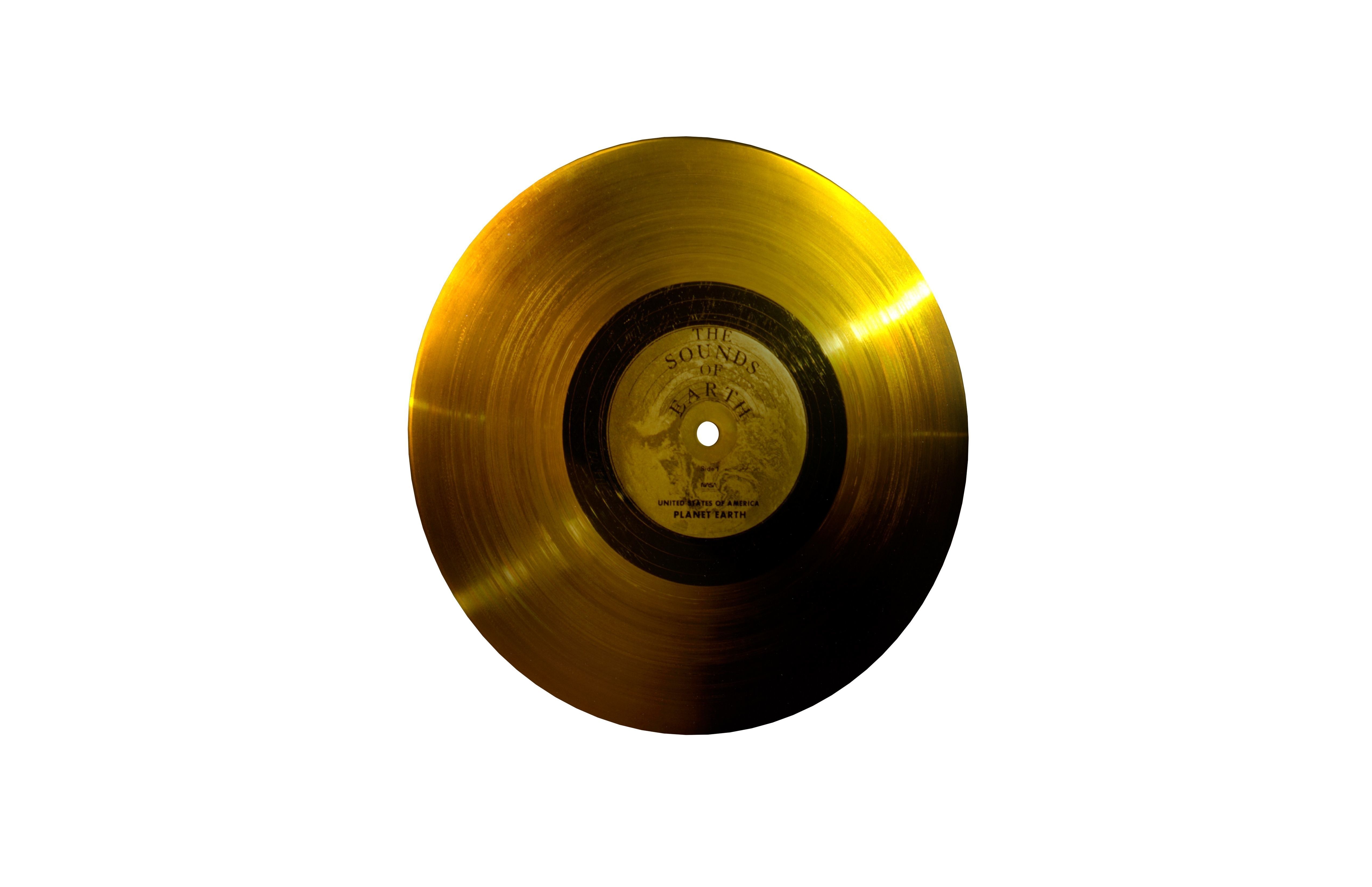 Voyager Golden Record v1 001 Low-poly 3D model_6