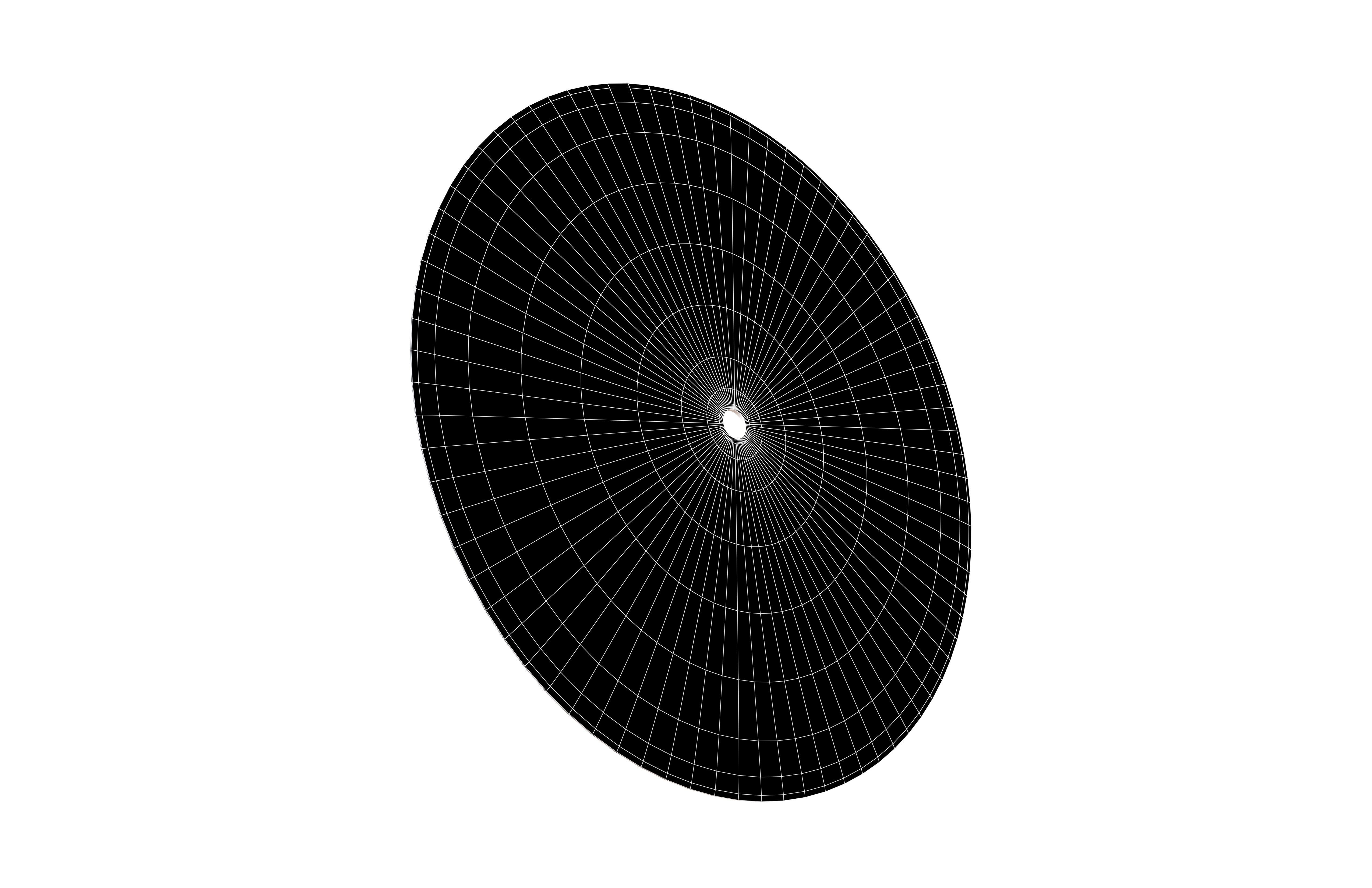 Voyager Golden Record v1 001 Low-poly 3D model_9