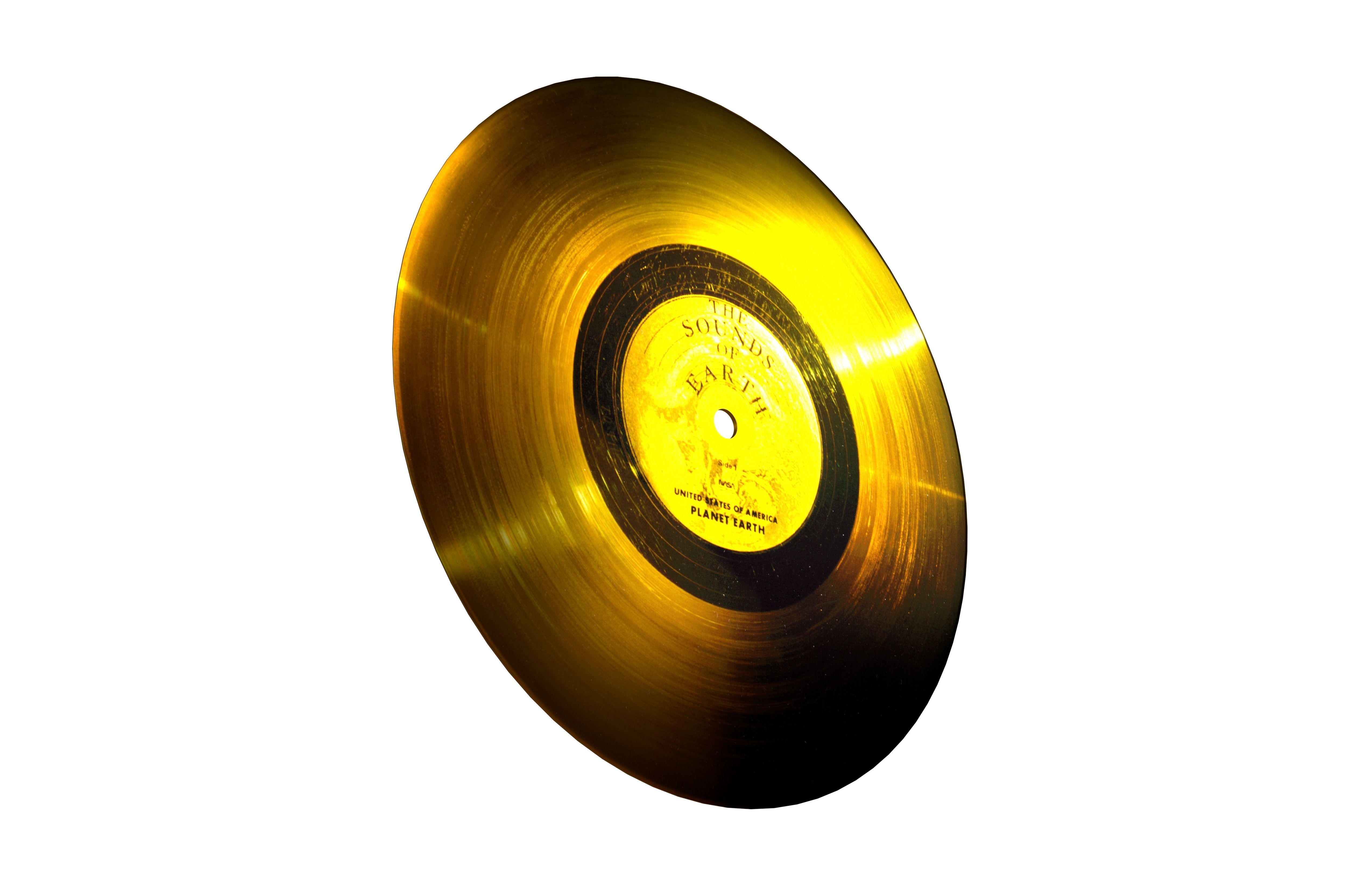 Voyager Golden Record v1 001 Low-poly 3D model_8