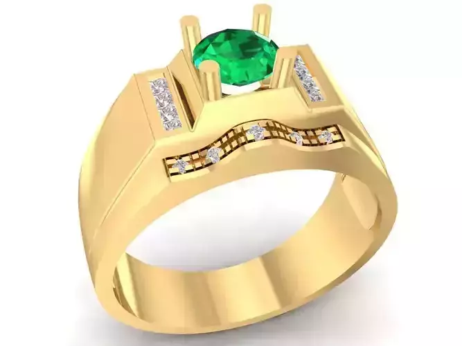 korea diamond men ring 2385