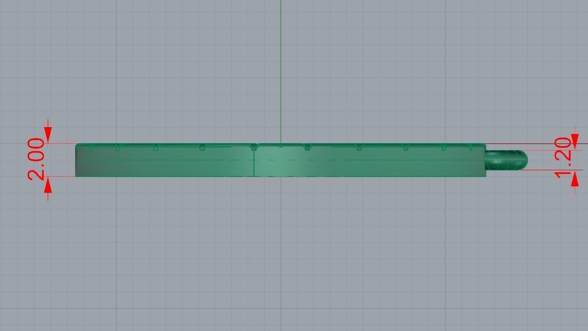 Runic Pendant Medallion Germanic Pagan  3D print model_2