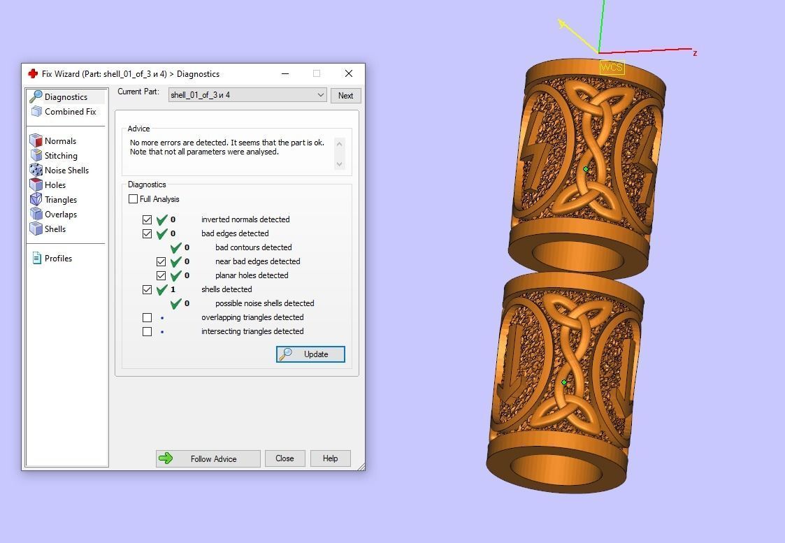 Spacer Bead Charm with Pagan Germanic Runes 3D print model_3