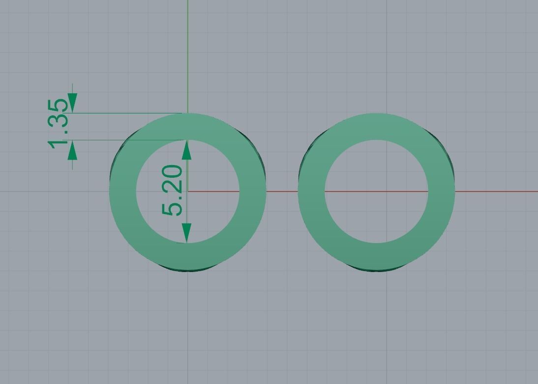 Spacer Bead Charm with Pagan Germanic Runes 3D print model_8