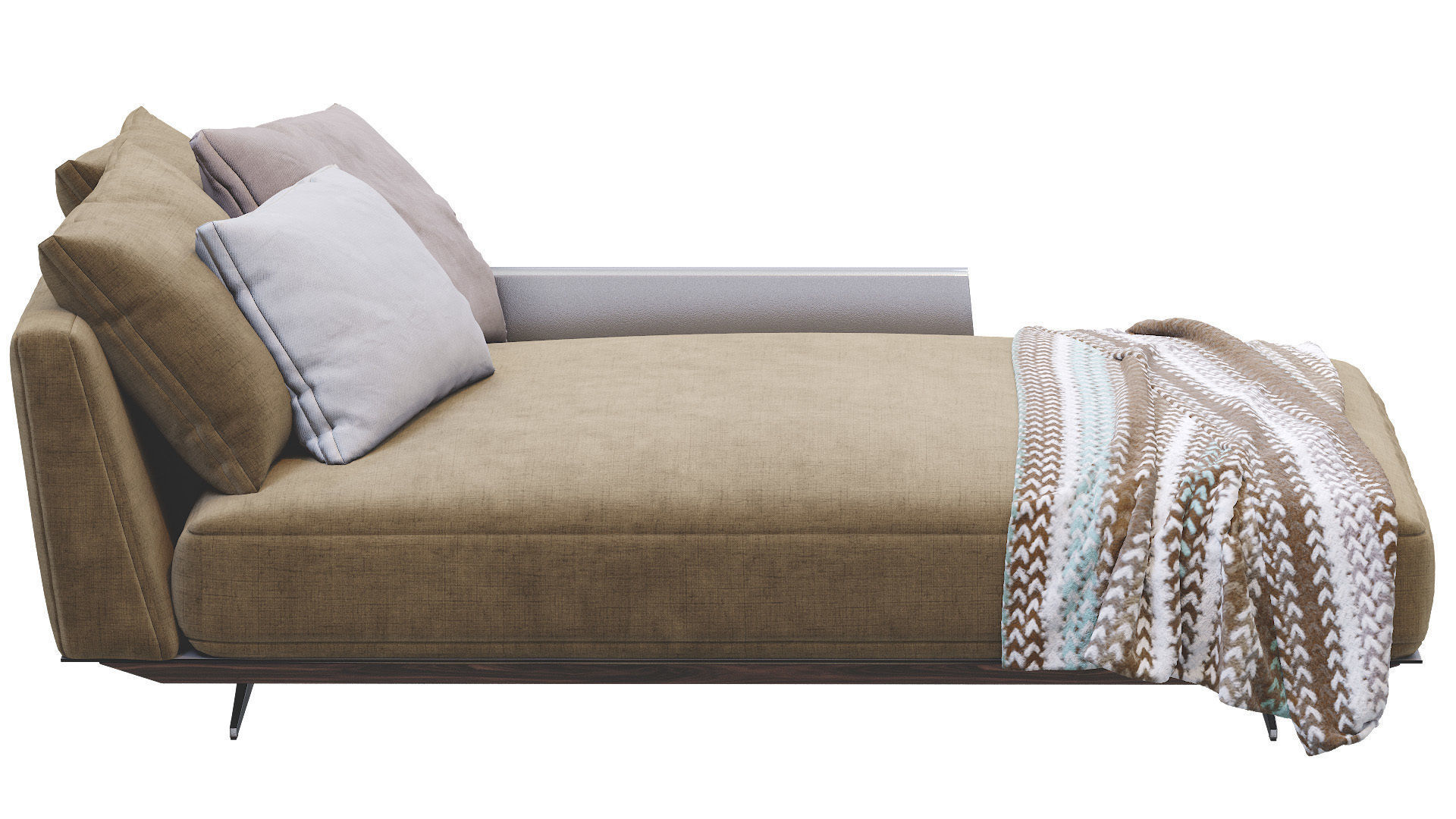 Chaise Lounge Bretton By Flexform 3D model_4