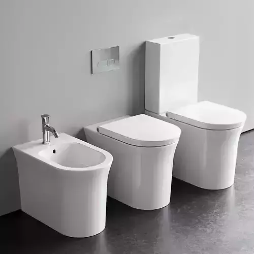 Duravit White Tulip WC 3D model