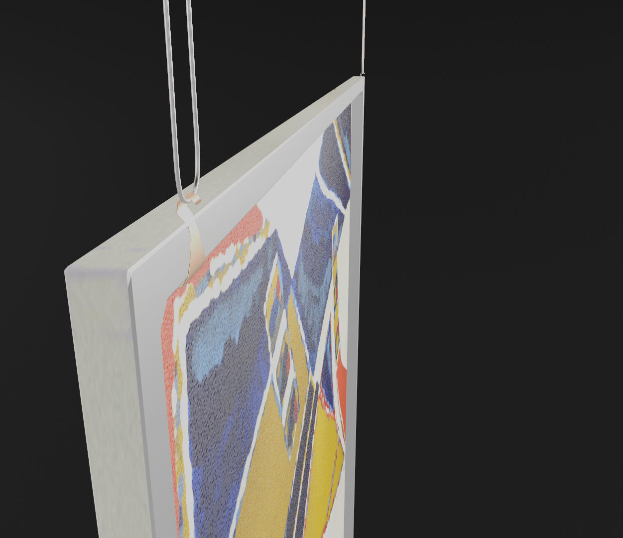 Wall Painting Low-poly 3D model_5