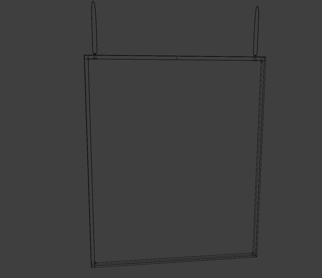 Wall Painting Low-poly 3D model_6