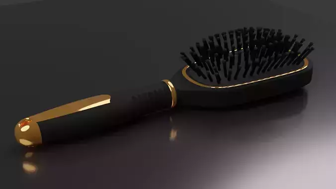 Hairbrush Highpoly hair brush