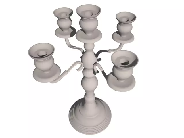 candle holder Free 3D model