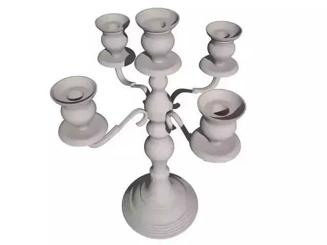 candle holder Free 3D model