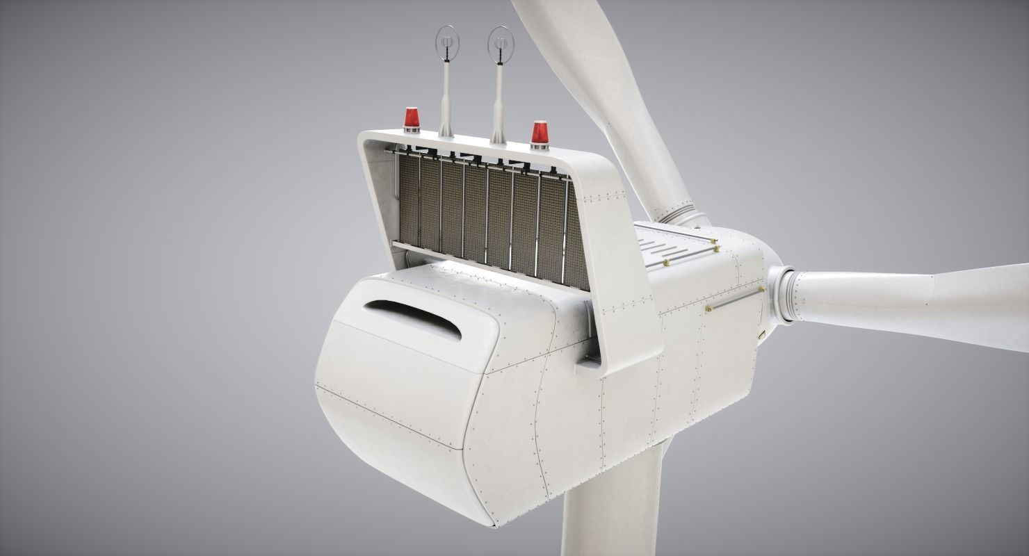 Windmills Pack Low-poly 3D model_33