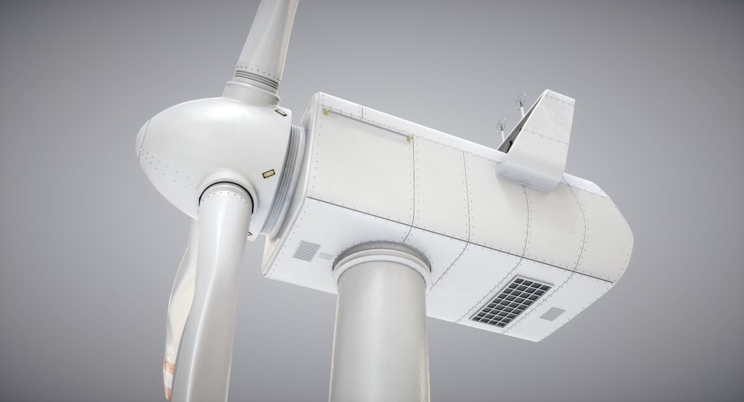 Windmills Pack Low-poly 3D model_32