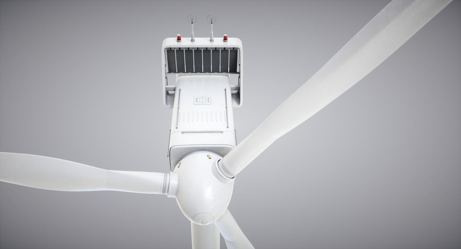 Windmills Pack Low-poly 3D model_34