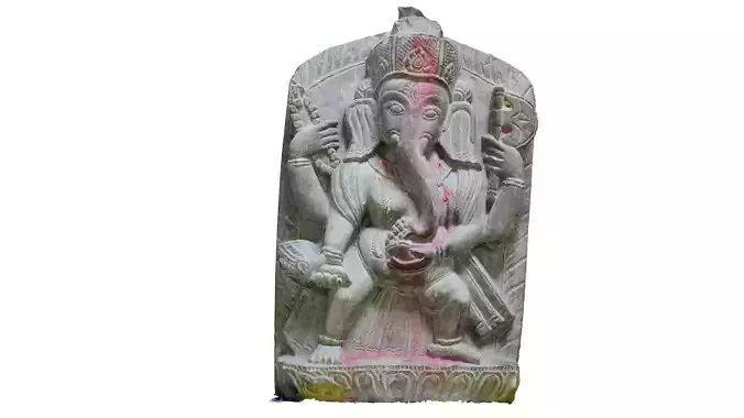 3D - Scan Stone Ganesh