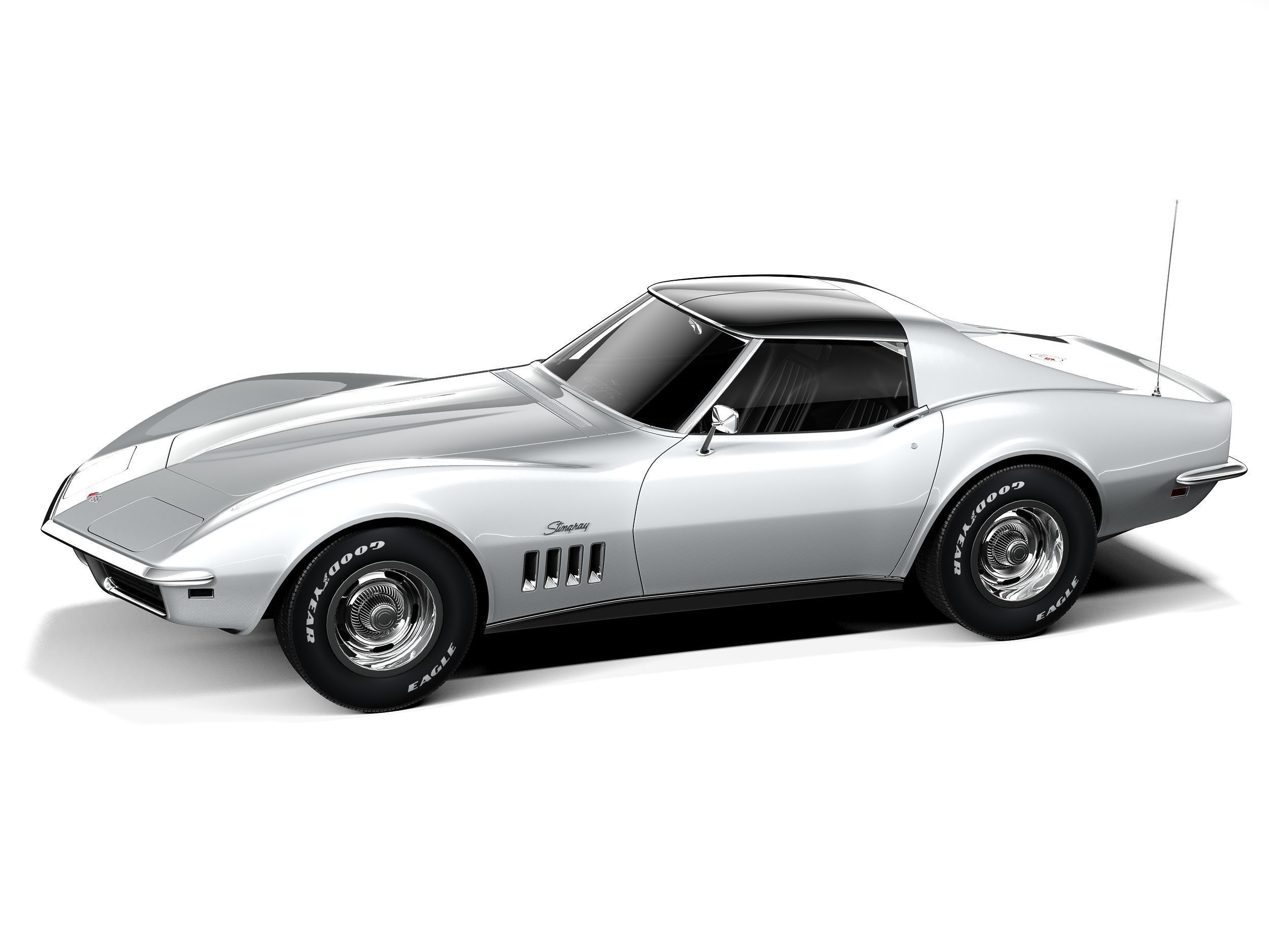 Chevrolet Corvette C3 1969 3D model_11