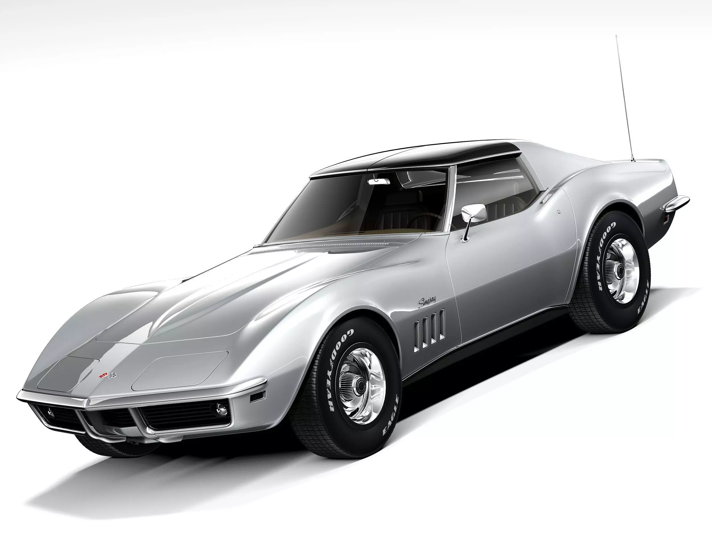 Chevrolet Corvette C3 1969 3D model_0