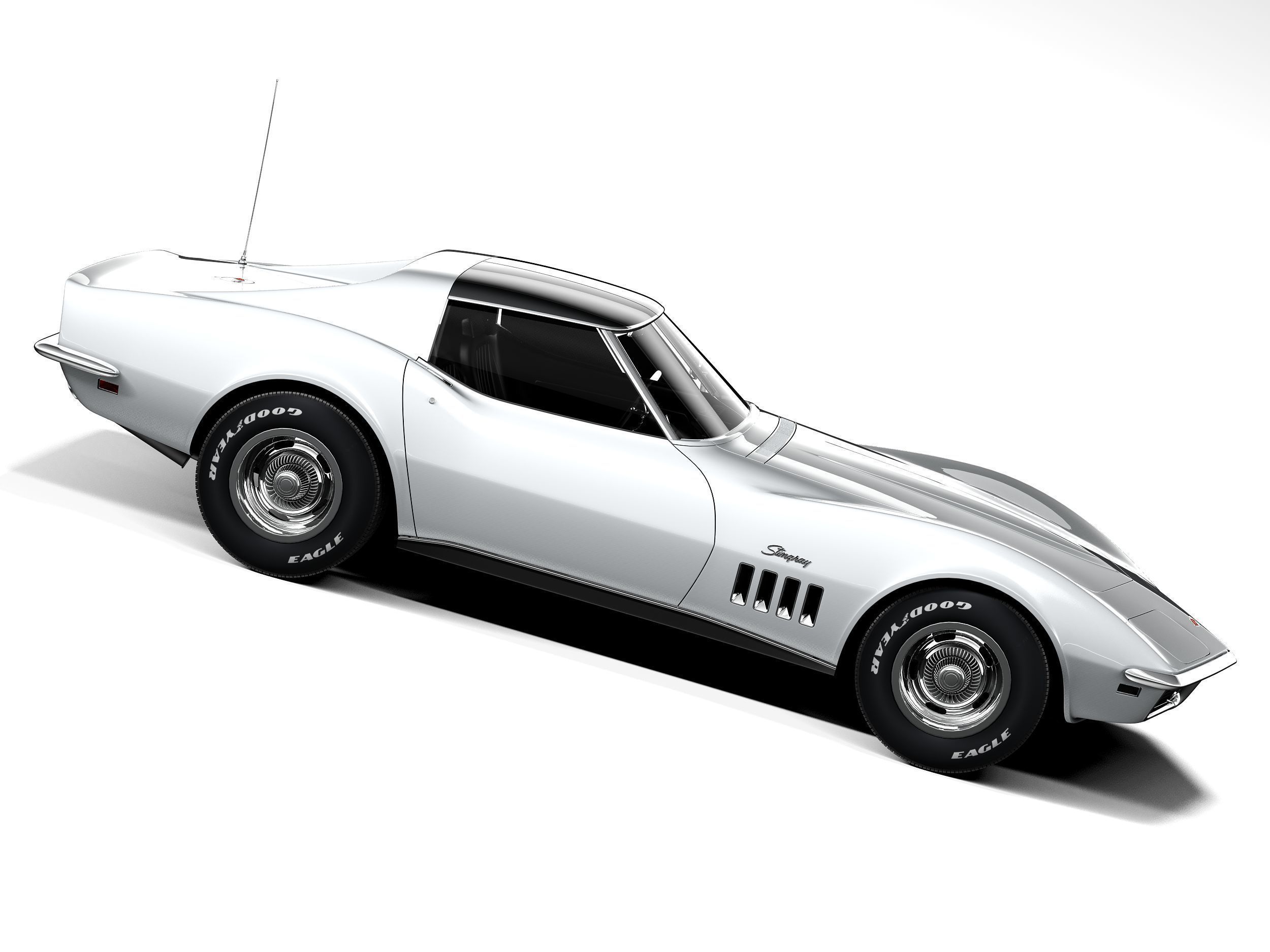 Chevrolet Corvette C3 1969 3D model_6