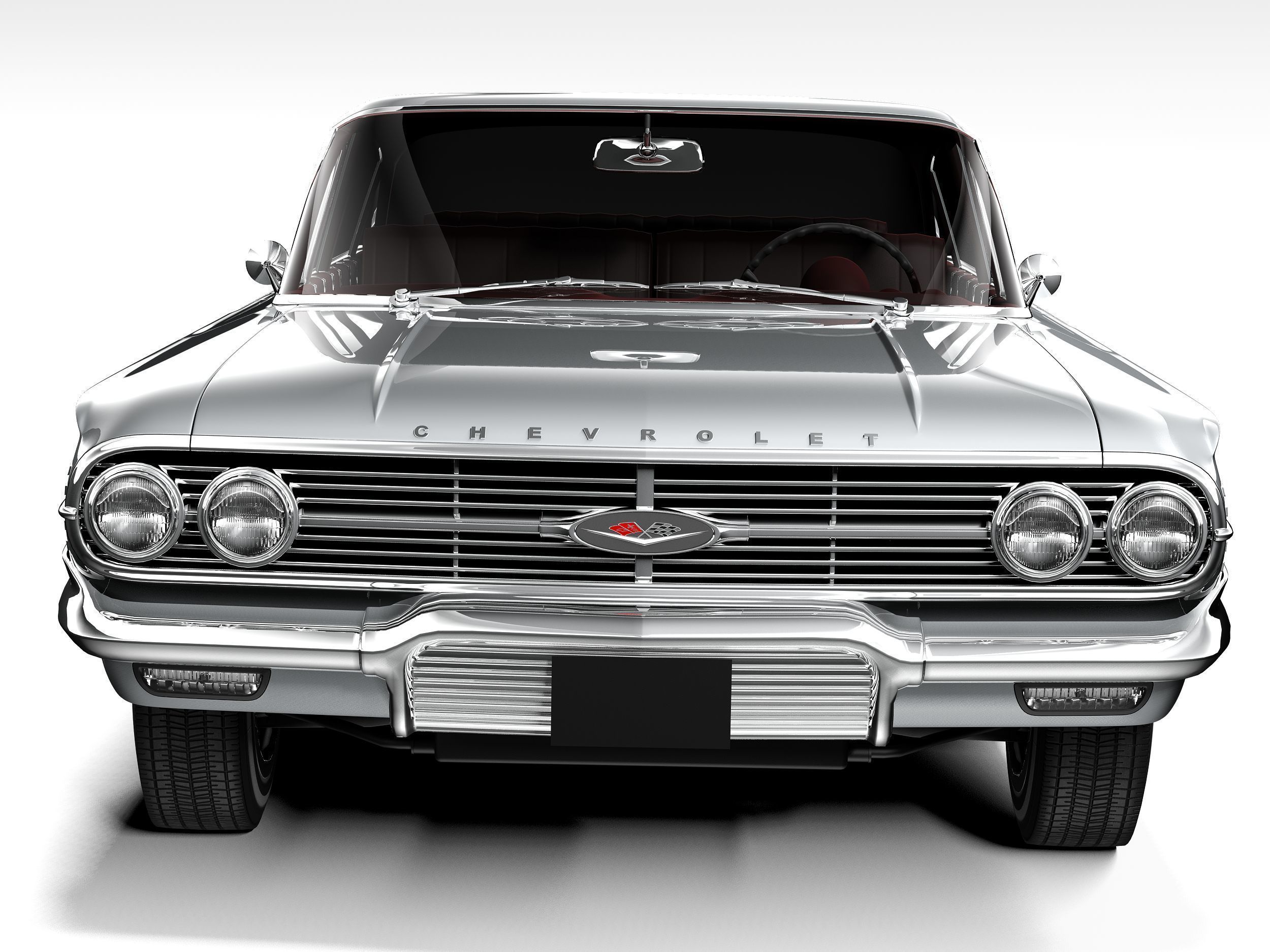 Chevrolet Impala Sedan 1960 3D model_9
