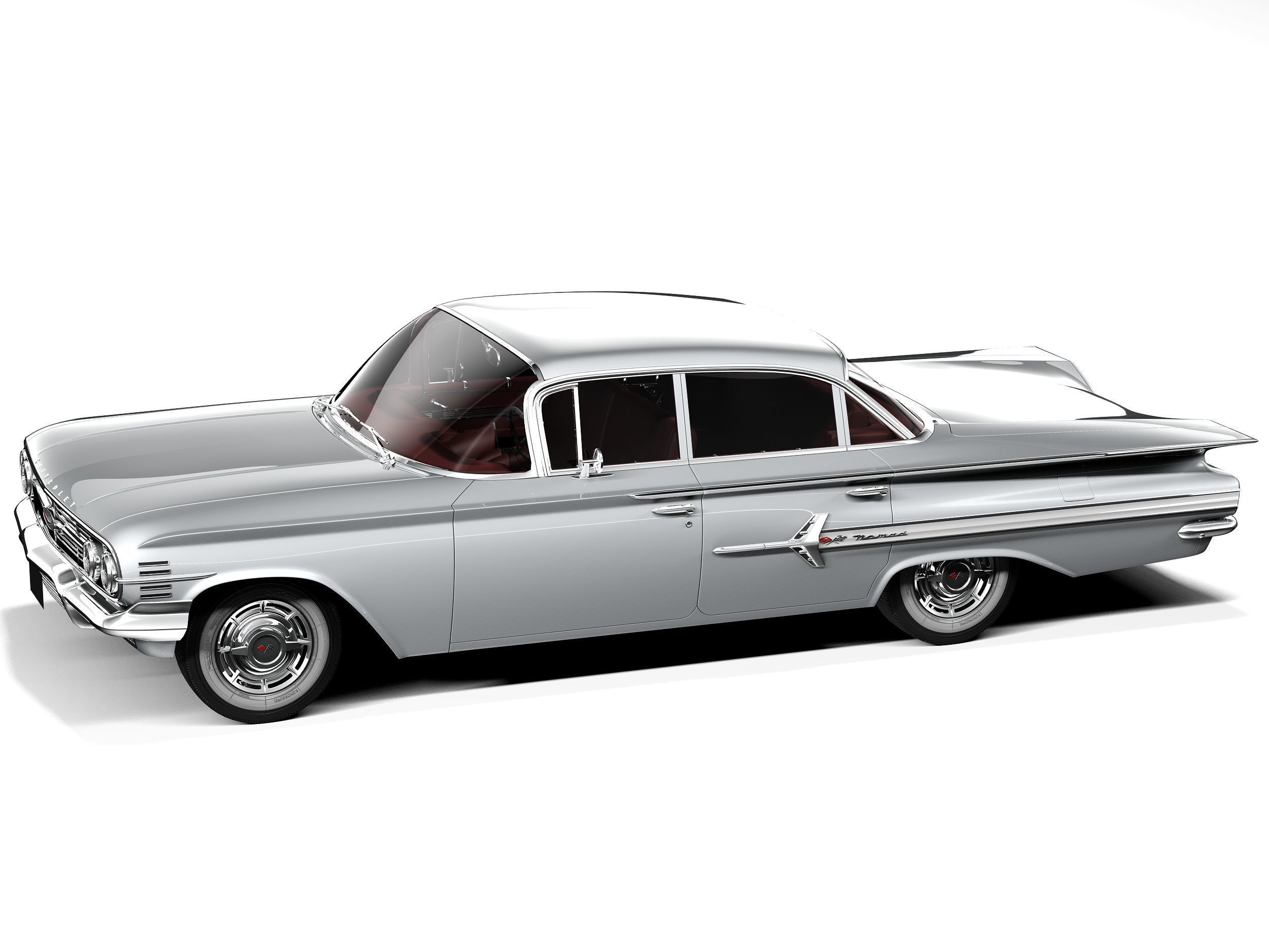 Chevrolet Impala Sedan 1960 3D model_11
