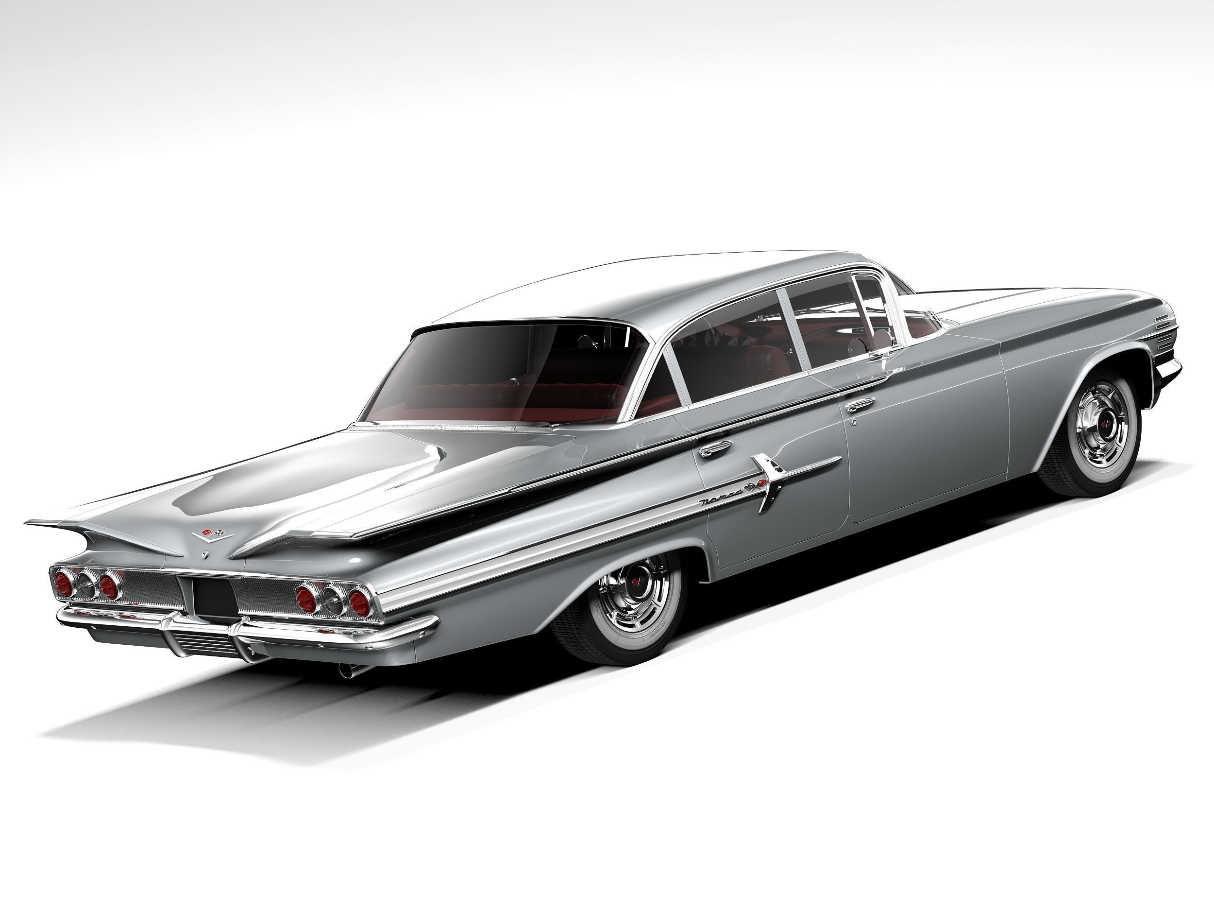 Chevrolet Impala Sedan 1960 3D model_4