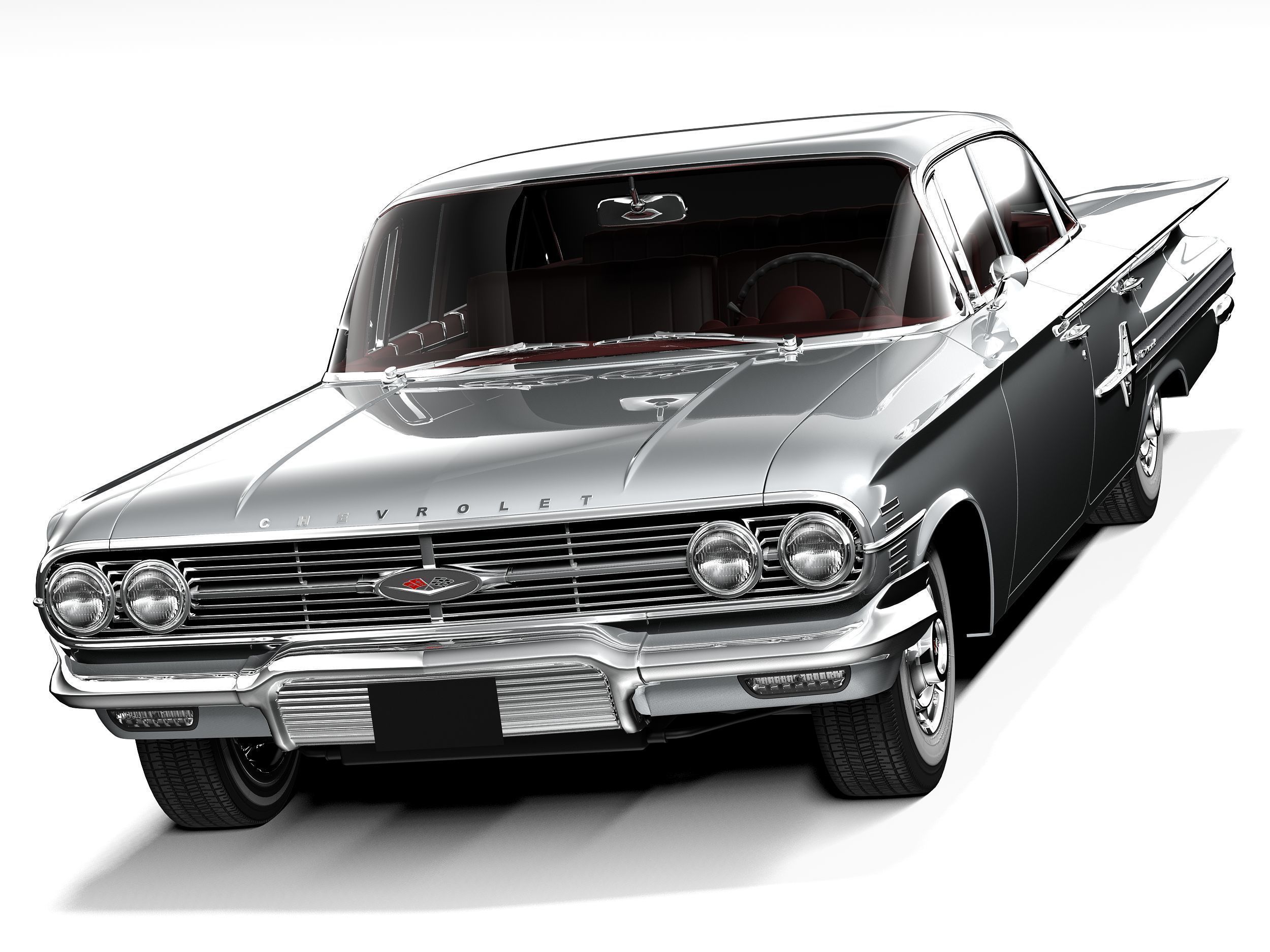 Chevrolet Impala Sedan 1960 3D model_1