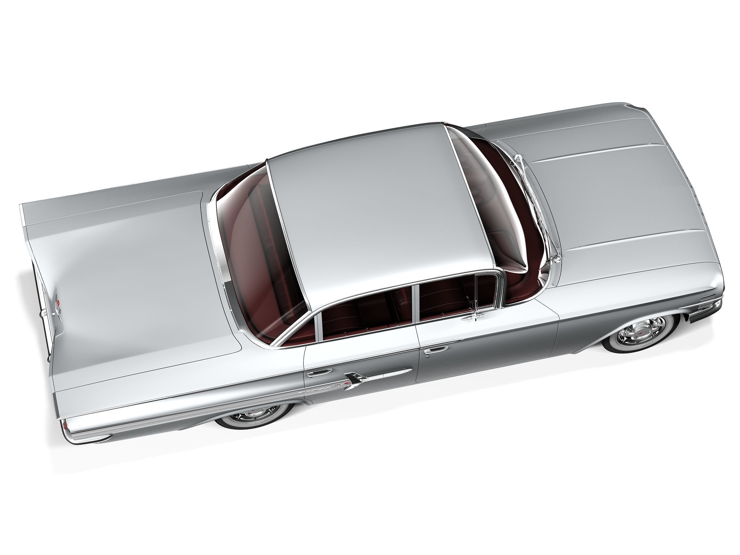 Chevrolet Impala Sedan 1960 3D model_7