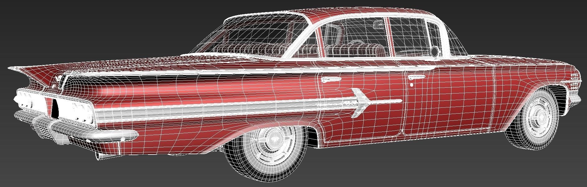 Chevrolet Impala Sedan 1960 3D model_13