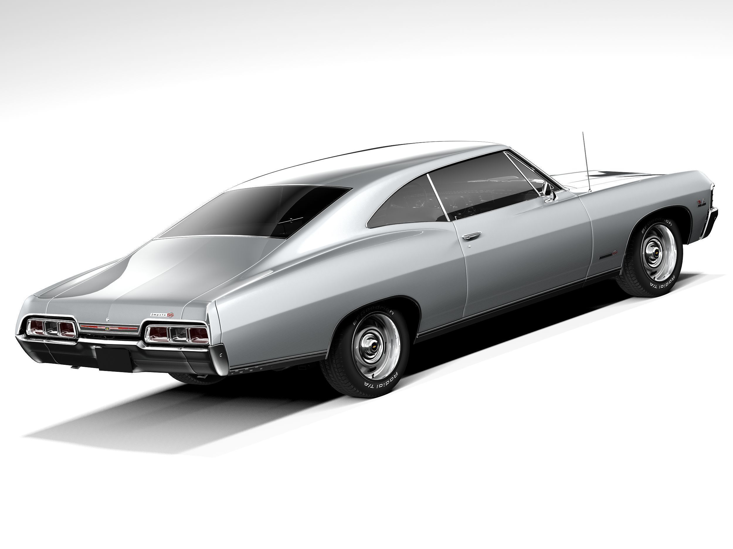 Chevrolet Impala SS 1967 3D model_4