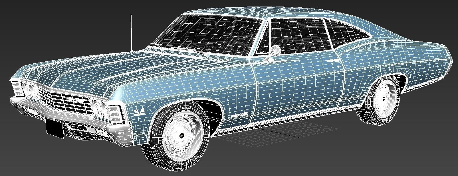 Chevrolet Impala SS 1967 3D model_12