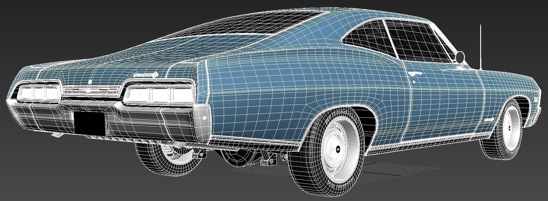 Chevrolet Impala SS 1967 3D model_13