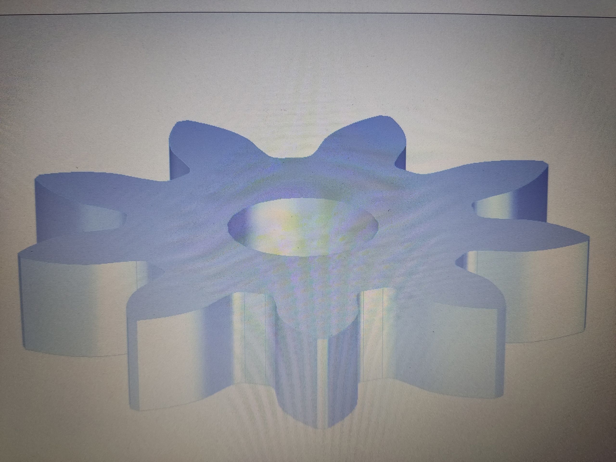 Straight-toothed cylindrical transmission 3D print model_4
