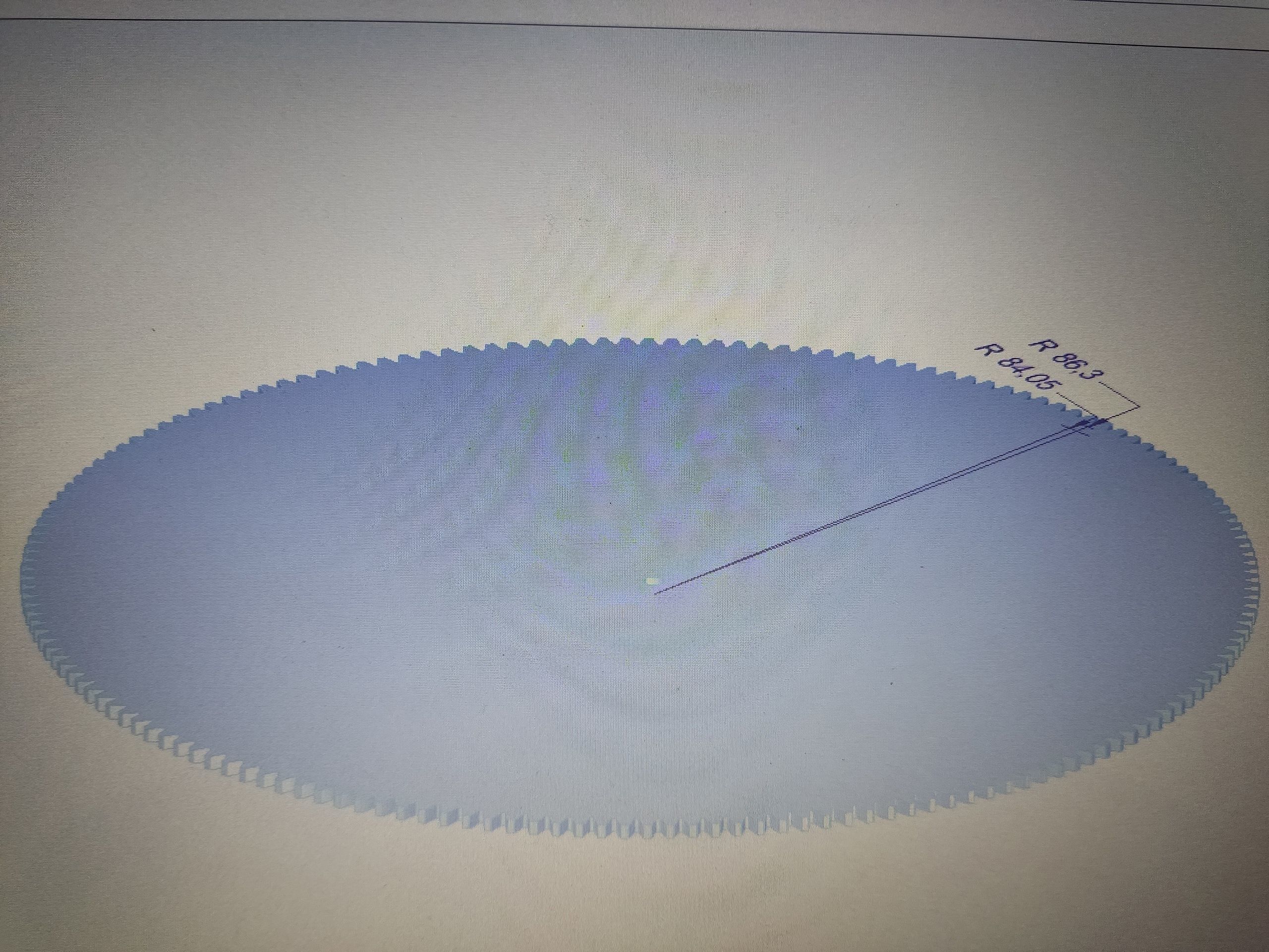 Straight-toothed cylindrical transmission 3D print model_2