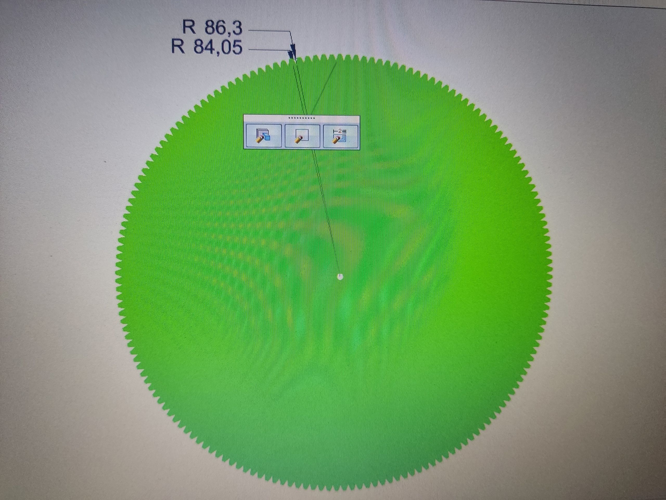 Straight-toothed cylindrical transmission 3D print model_1