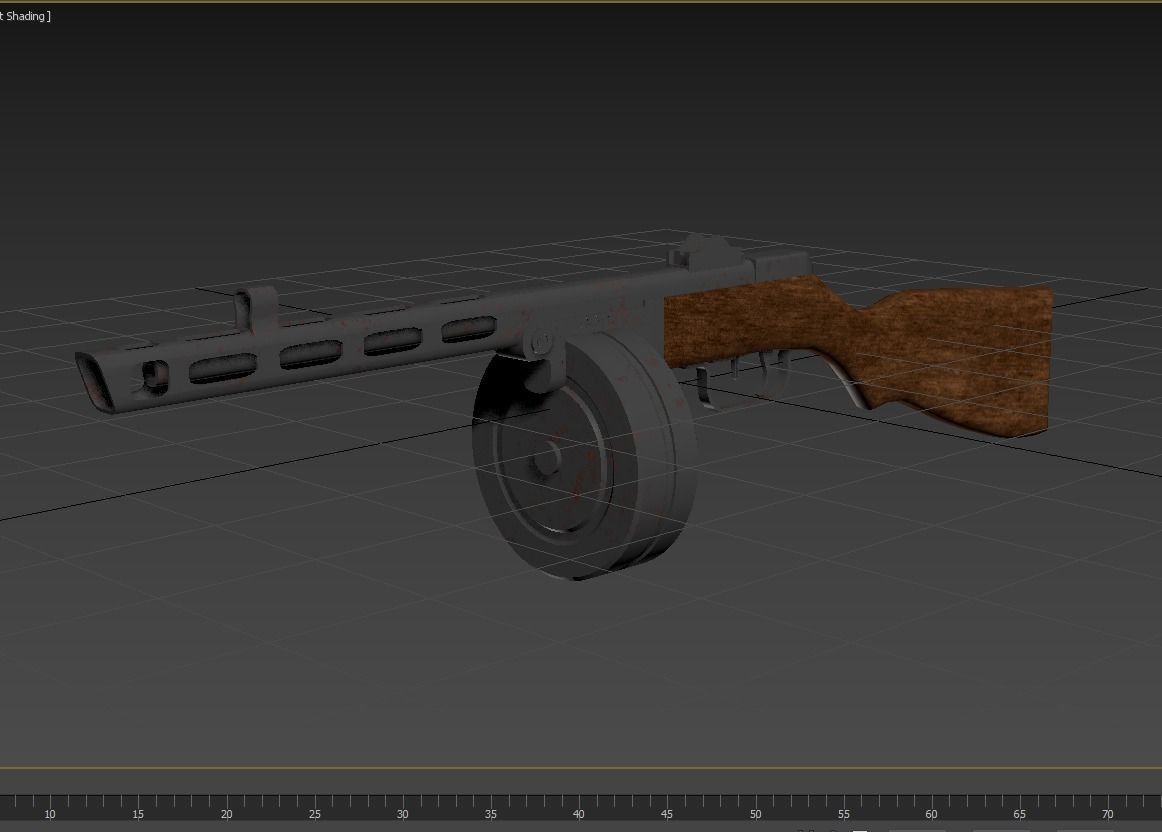 PPSH LP Models Free low-poly 3D model_2
