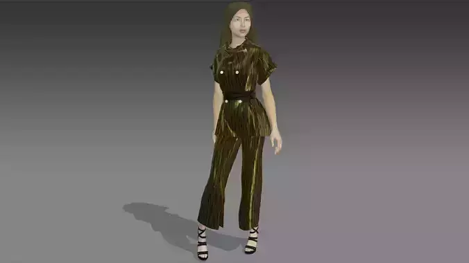 Women Dress With Scarf