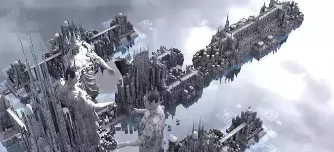 Pandoras Temple Gods Architecture Kit bash