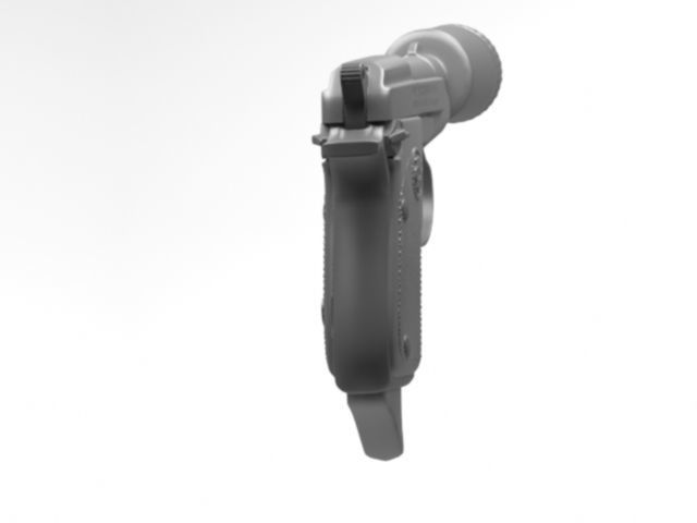 Pistol beretta 3D print model_5