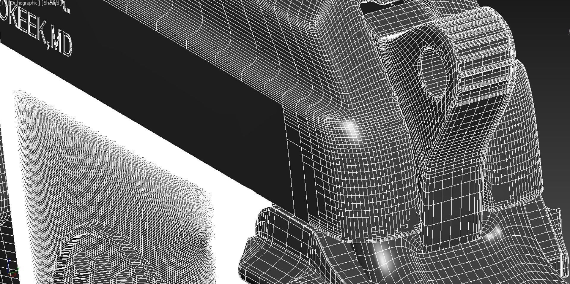 Pistol beretta 3D print model_19