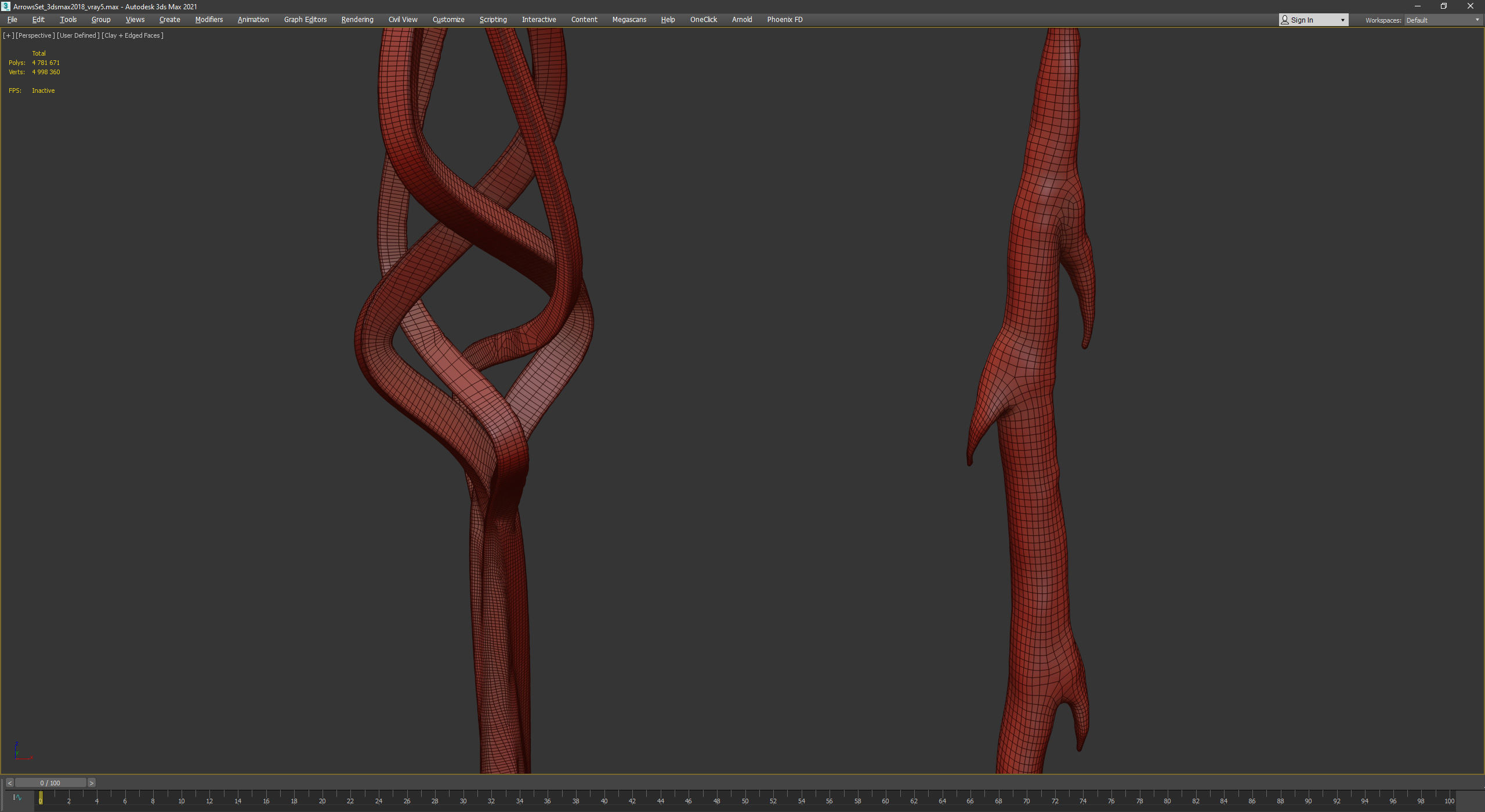 Medieval Arrows Pack - 44 Assets Low-poly 3D model_44