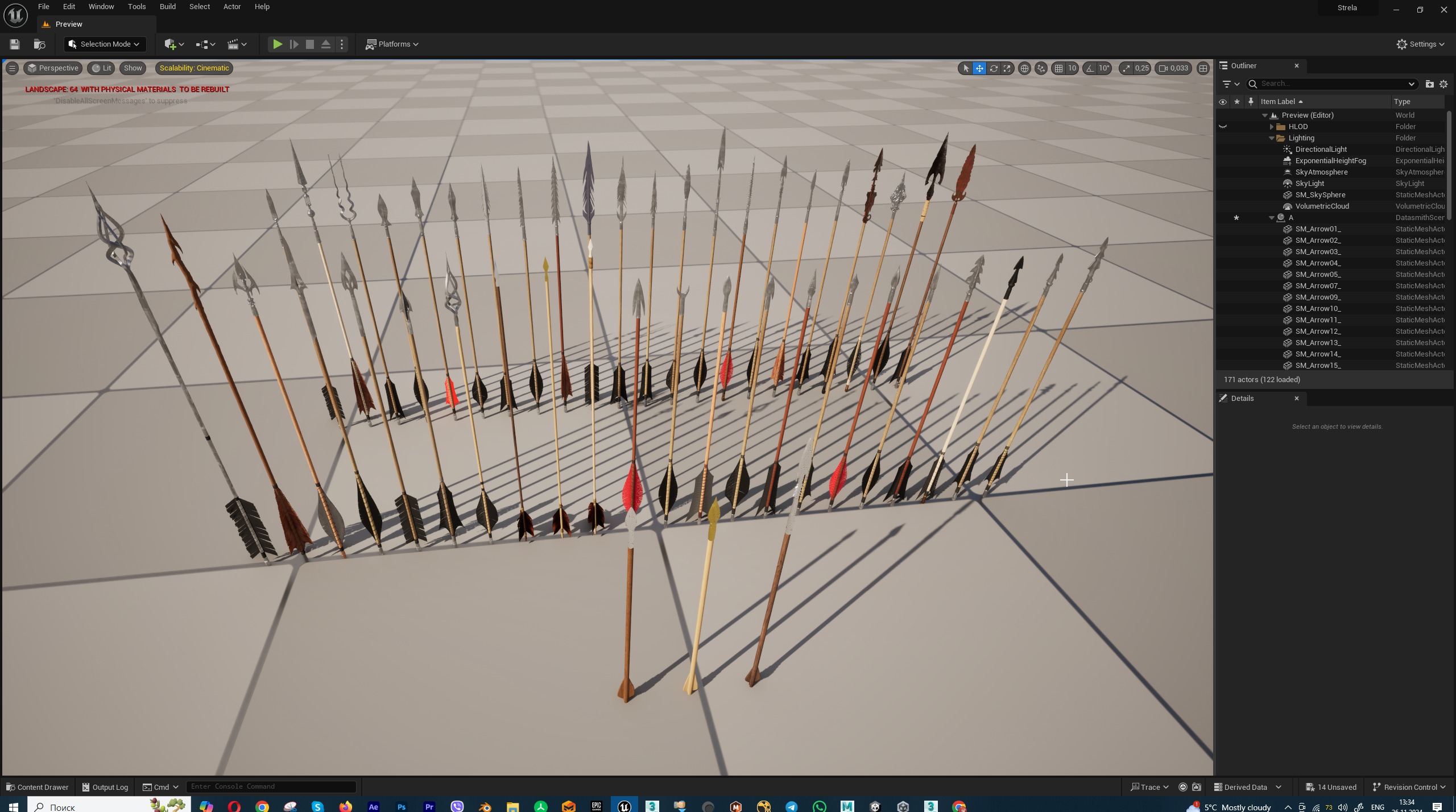 Medieval Arrows Pack - 44 Assets Low-poly 3D model_25