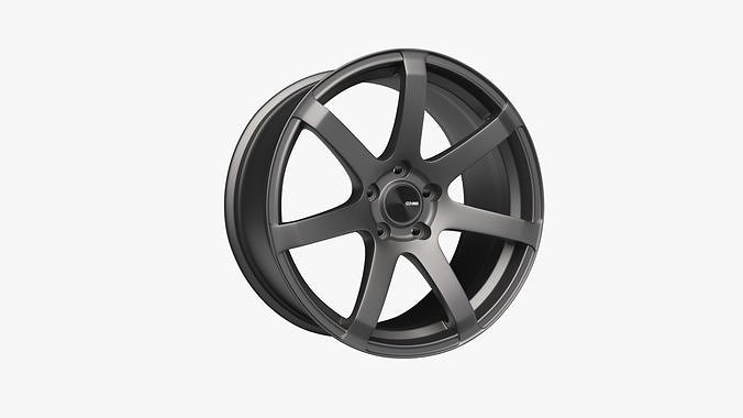 Enkei PF07 Wheel Rim 3D model
