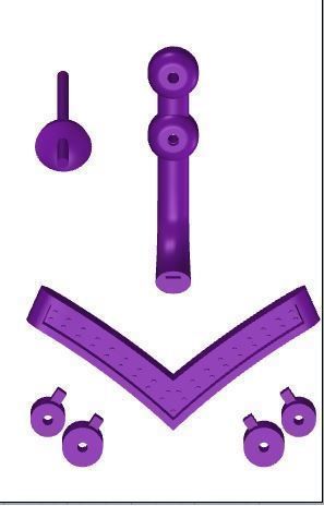 fashion CHAUMET earrings with pearls Bee My Love 3D print model_9