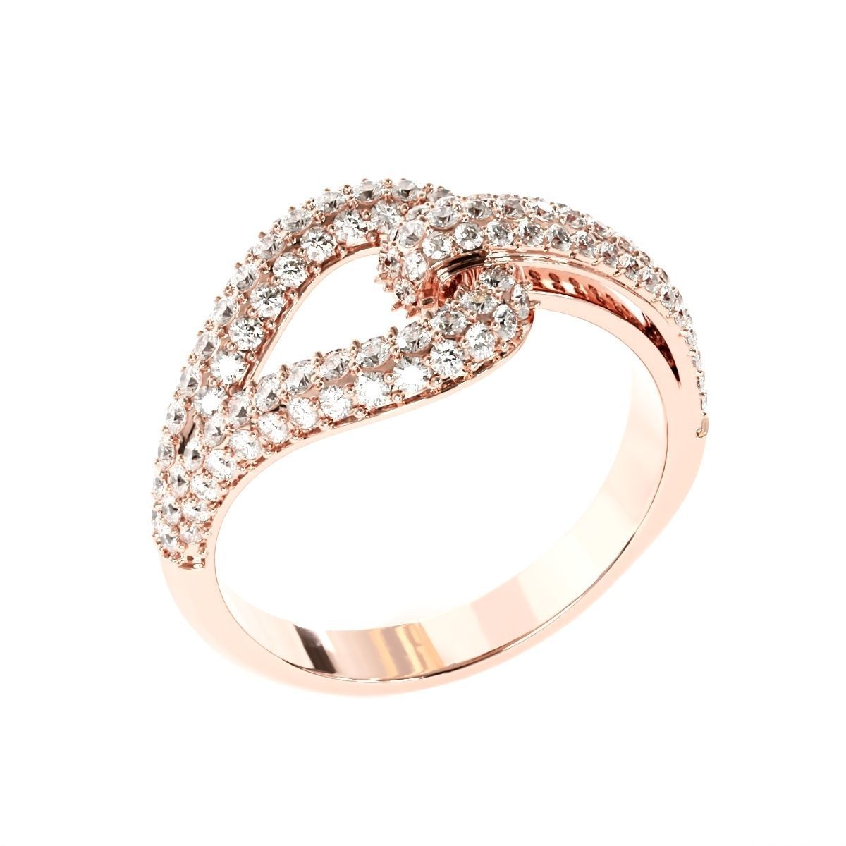 elegant fancy ring  3D print model_6