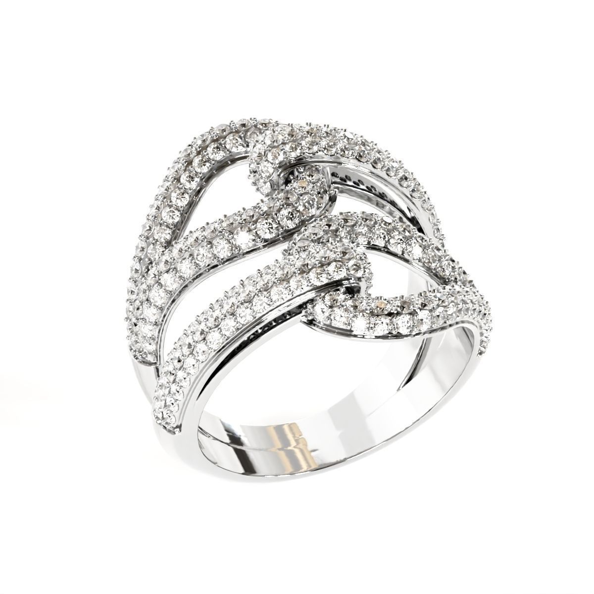 fancy ring 3D print model_2