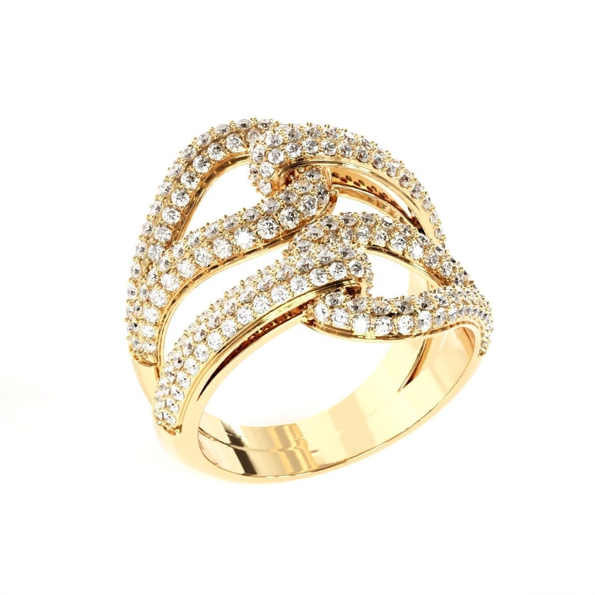 fancy ring 3D print model_9