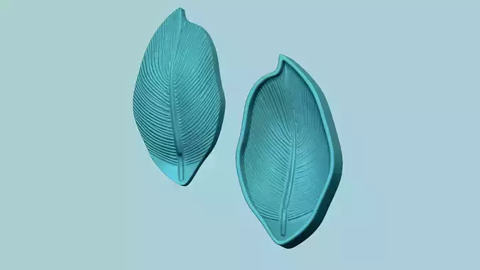 Peace Lily Leaf 2 - Molding Arrangement EVA Foam Craft