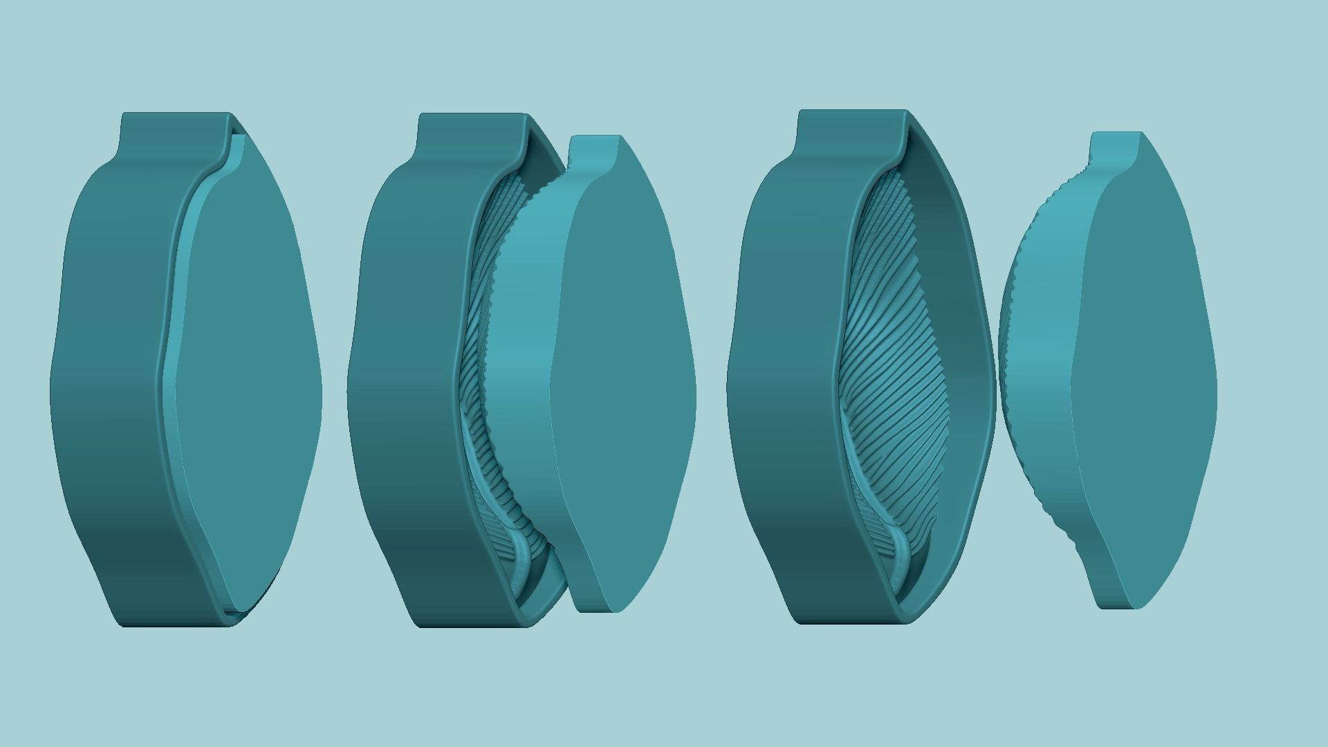 Peace Lily Leaf 2 - Molding Arrangement EVA Foam Craft 3D print model_13