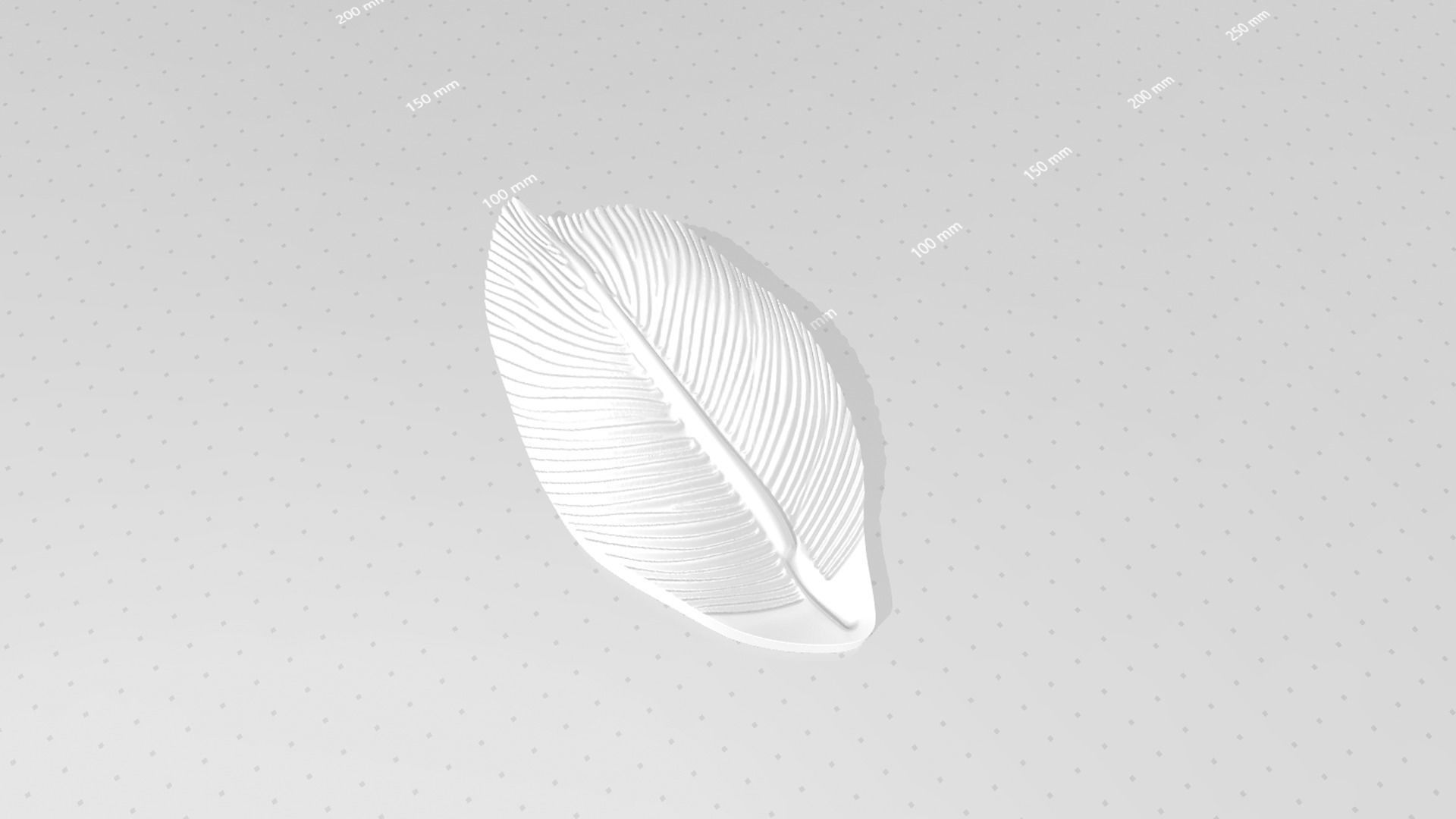 Peace Lily Leaf 2 - Molding Arrangement EVA Foam Craft 3D print model_14