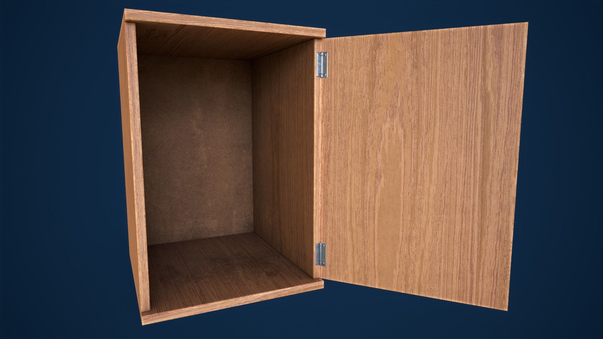 Old simple nightstand Free low-poly 3D model_4