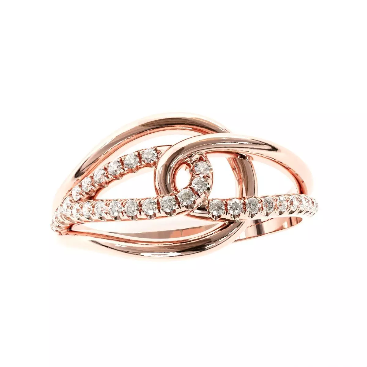 Luxury fancy ring 3D print model_0